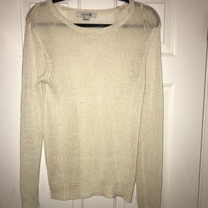 Super cute white sweater